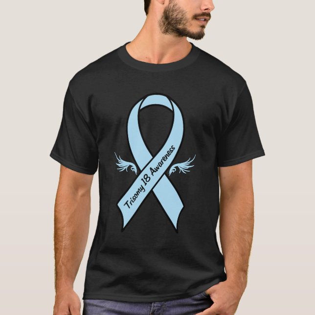 Trisomy 18 with Wings T-Shirt (Front)