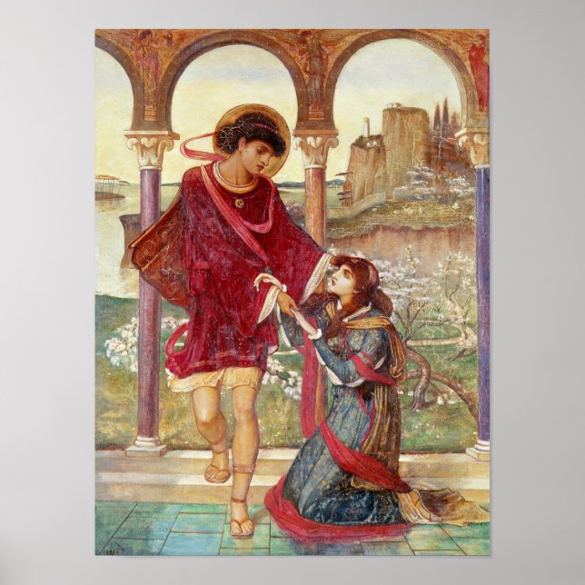 Tristan and Iseult, 1876 Poster (Front)