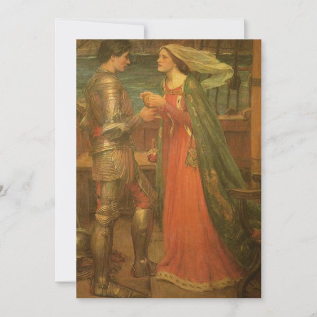 Tristan and Isolde by John William Waterhouse (Front)