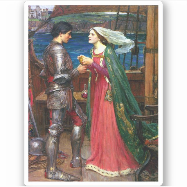 Tristan and Isolde, c. 1916 by John Waterhouse (Front)