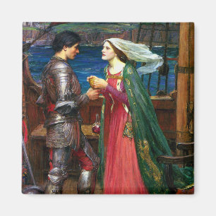 Tristan and Isolde, c. 1916 by John Waterhouse Magnet