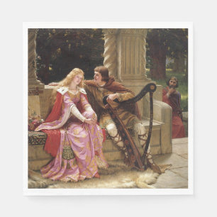 Tristan and Isolde (Mediaeval Romance) Vintage Art Napkin
