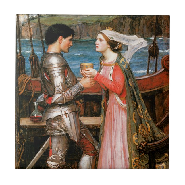 Tristan and Isolde Tile (Front)