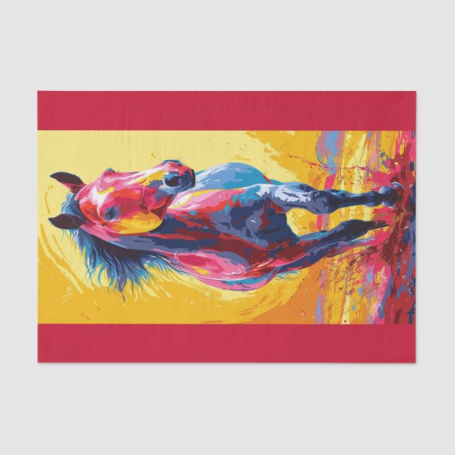 Tristin the Horse Tissue Paper (Front)