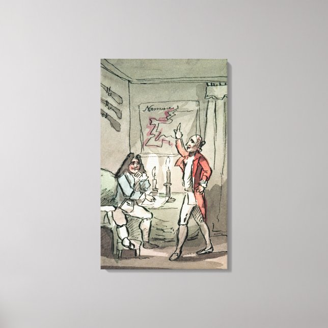 Tristram Shandy, 1786 Canvas Print (Front)