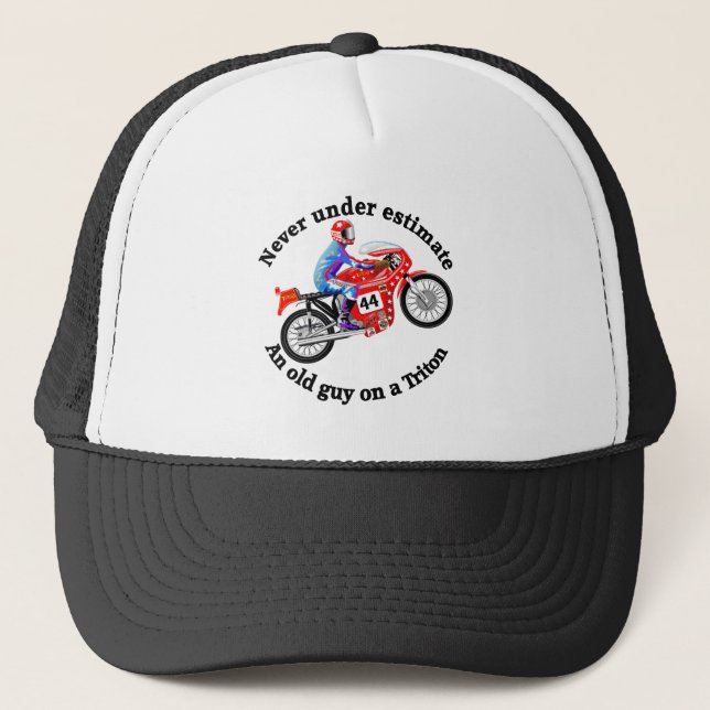 Triton Motorcycle Cap (Front)