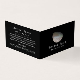 Triton, Neptune's Largest Moon, Astronomy Store Business Card