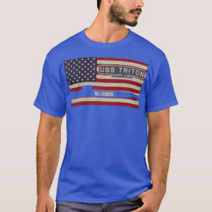 Triton SSRN586 Radar Picket Nuclear Submarine Vint T-Shirt