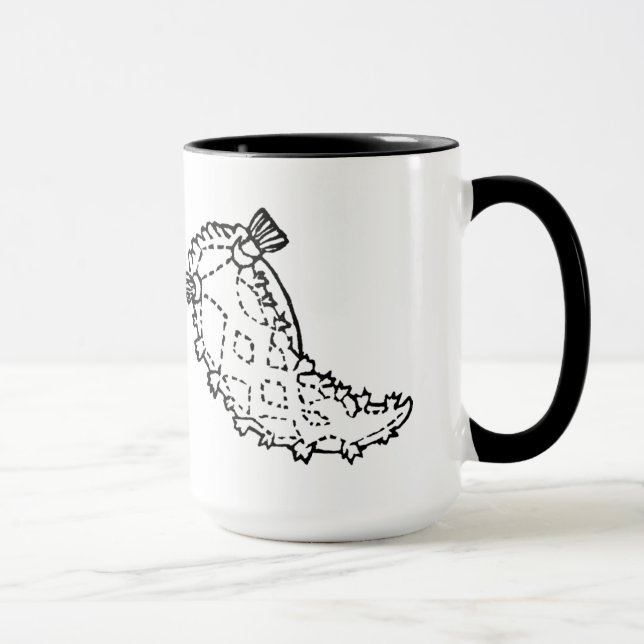 Tritonia nudibranch print Slug Mug (Right)