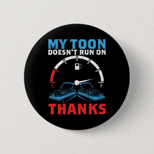 Tritoon My Toon Doesn't Run On Thanks For Tritoon  6 Cm Round Badge