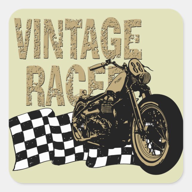 Triumph Bobber Square Sticker (Front)