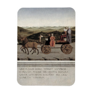 Triumph of Battista Sforza, Duchess of Urbino. Bat Magnet