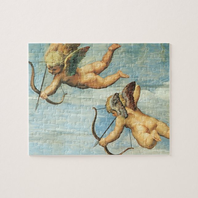 Triumph of Galatea Angels detail by Raphael Sanzio Jigsaw Puzzle (Horizontal)