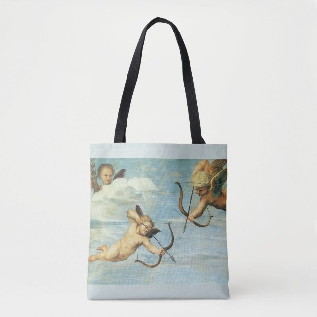 Triumph of Galatea Angels detail by Raphael Sanzio Tote Bag (Front)