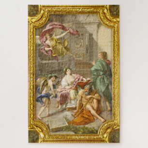 "Triumph of History Over Time" Vatican Library, Jigsaw Puzzle