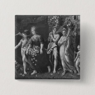 Triumph of Spring 15 Cm Square Badge