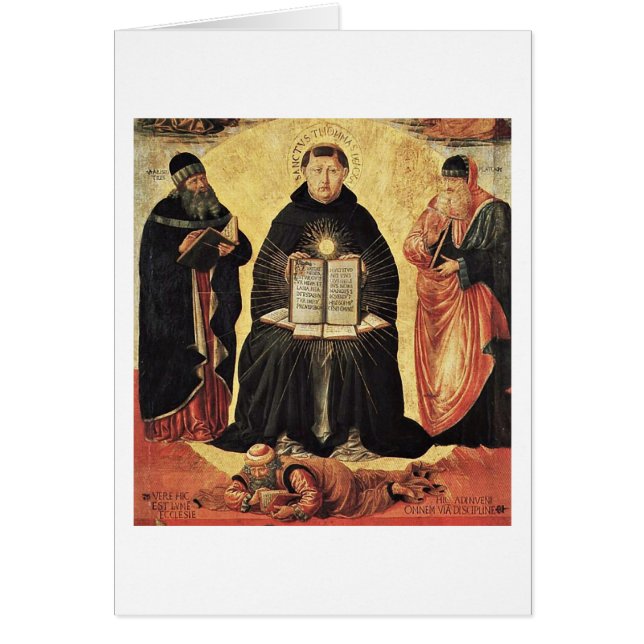 Triumph Of St. Thomas Aquinas By Benozzo Gozzoli (Front)
