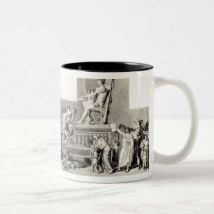 Triumph of the French People over the Monarchy Two-Tone Coffee Mug