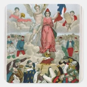Triumph of the Republic, 1875 Square Sticker