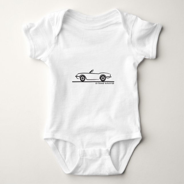 Triumph Spitfire Baby Bodysuit (Front)