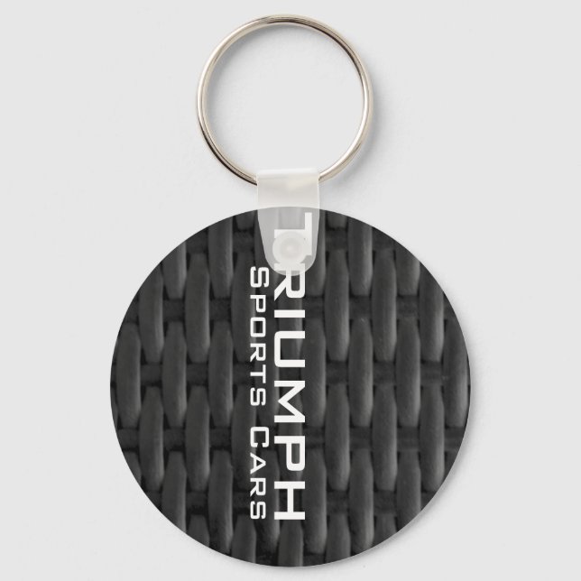 Triumph Sports car keychain. Key Ring (Front)