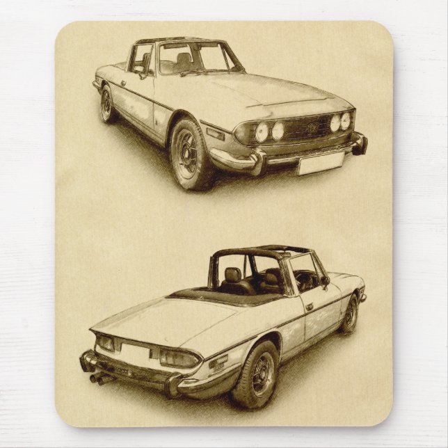 Triumph Stag Mouse Pad (Front)