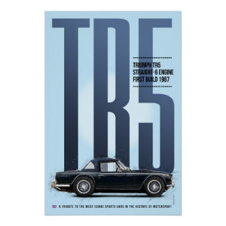Triumph TR5 Poster
