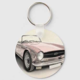 Triumph TR6 Key Ring