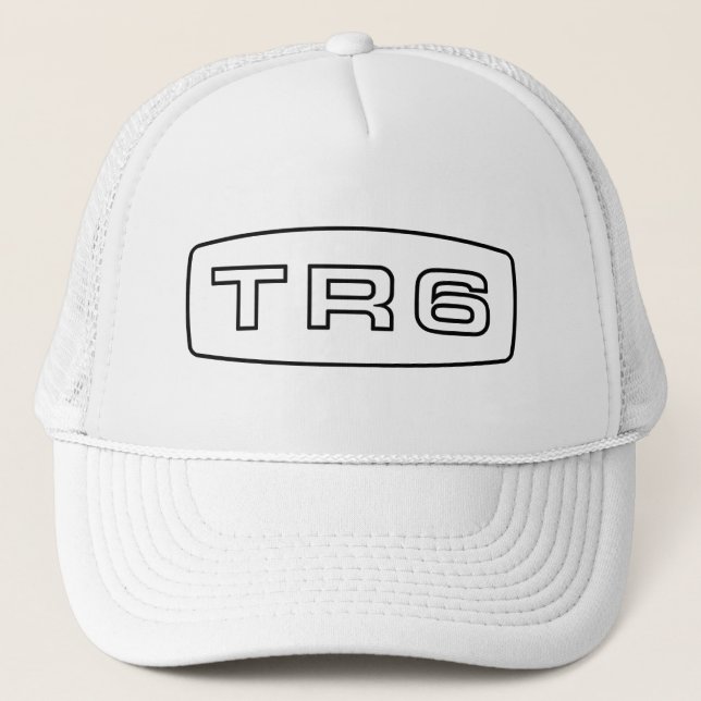 Triumph TR6 Logo (Black) Trucker Hat (Front)