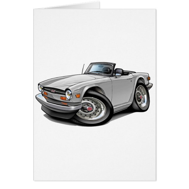 Triumph TR6 White Car (Front)