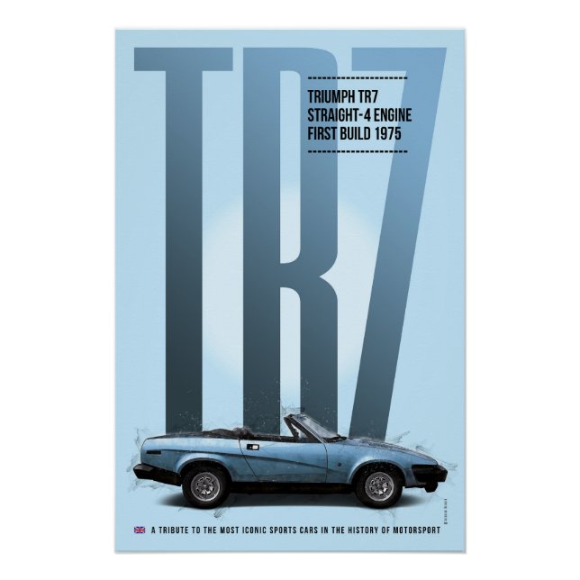 Triumph TR7 Poster (Front)