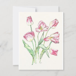 Triumph Tulips on invitations. Pick your size. Invitation