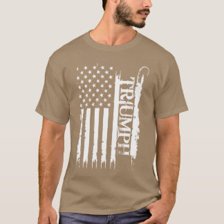 Triumph United States Distressed w US Flag Premium T-Shirt
