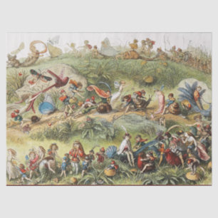 Triumphal March of The Elf King, Fairies,Goblins Tissue Paper