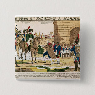 Triumphant Entry of the French into Madrid 15 Cm Square Badge