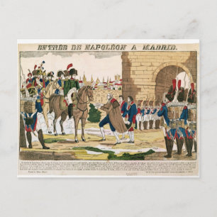 Triumphant Entry of the French into Madrid Postcard