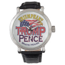 Triumphant Trump Pence Mens Watch