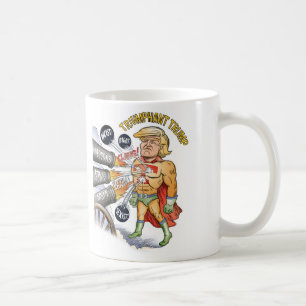 Triumphant Trump Super Hero White Mug