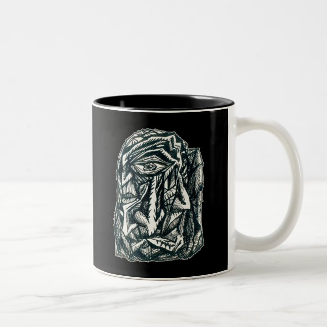 Triumvirate Two-Tone Coffee Mug (Right)