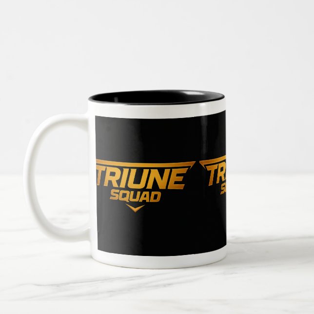 TRIUNE SQUAD – Power in Unity Two-Tone Coffee Mug (Left)