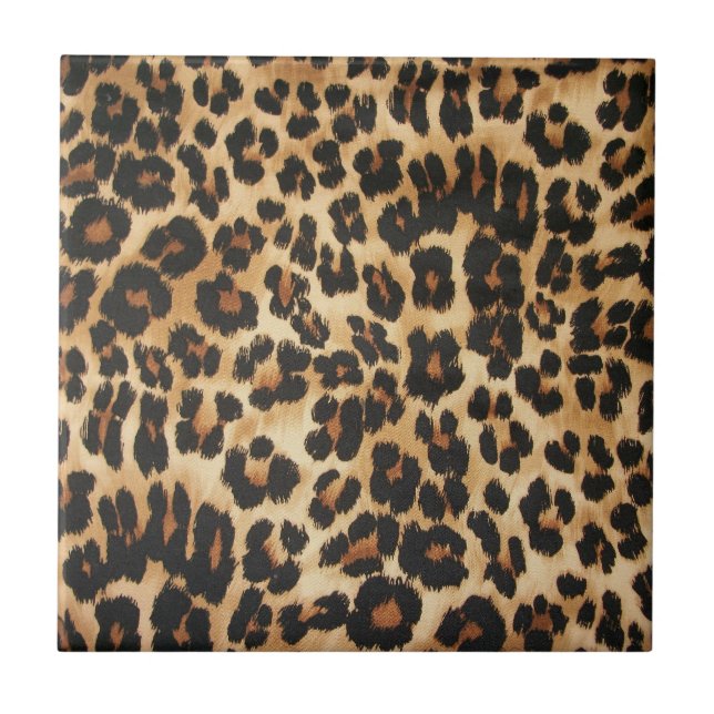 Trivet Tile-Leopard Print (Front)