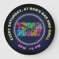 Trivia Night Neon Signs Custom Text