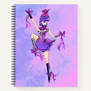 Trixie Cute Ballerina Dream Clouds Notebook