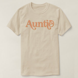 TRIXIE Retro 70's Themed Burnt Orange Auntie T-Shirt