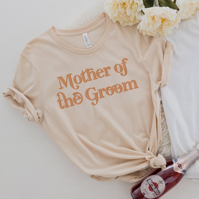 TRIXIE Retro 70's Themed Mother of the Groom T-Shirt (Creator Uploaded)