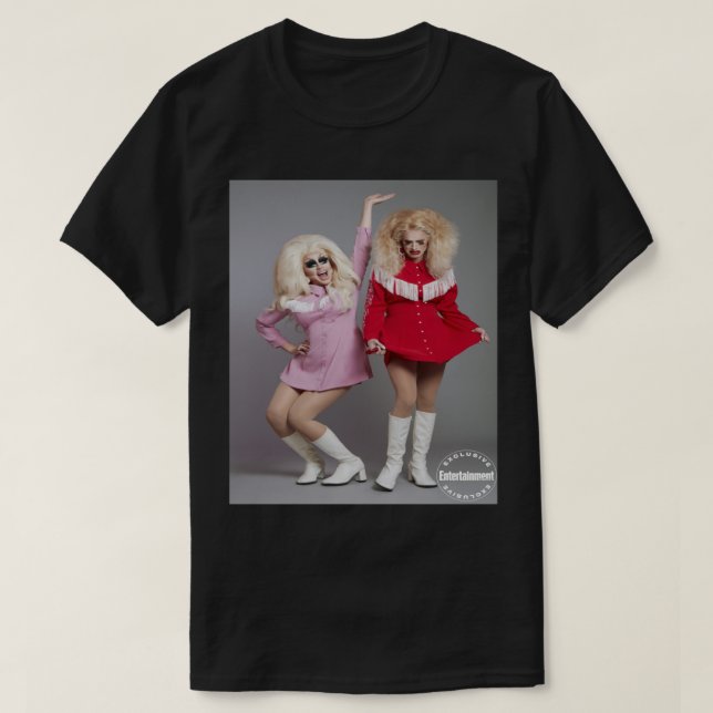 TRIXIEampKATYALong T-Shirt (Design Front)
