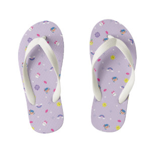 TRK - Purple Pattern Kid's Jandals