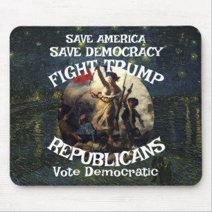 Trmp Republican Party MAGA USA America Vote Trump Mouse Pad