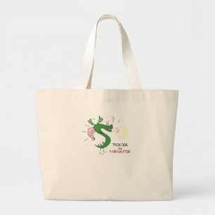 Trogdor The Burninator Large Tote Bag