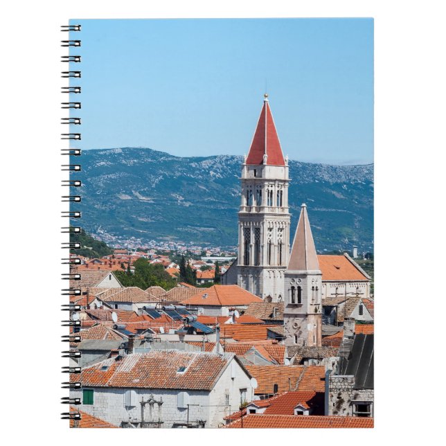 Trogir cathedral tower - Dalmatia, Croatia Notebook (Front)